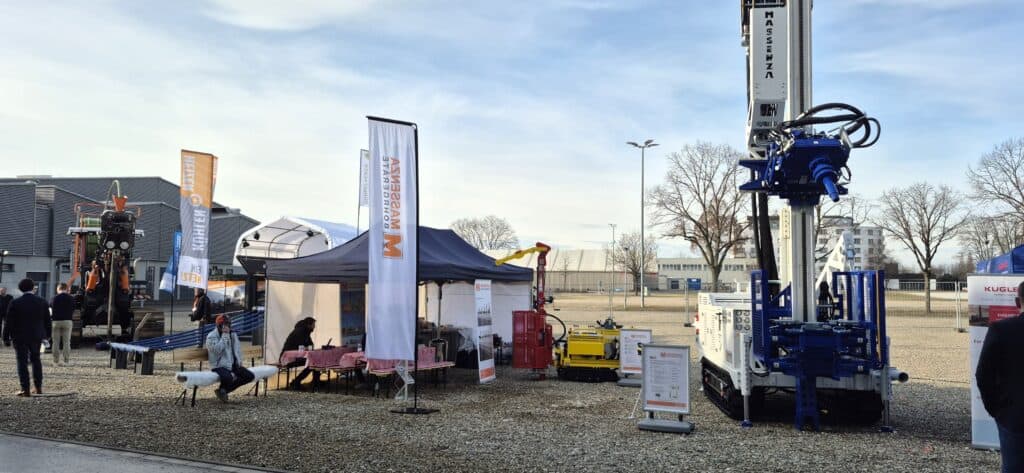 Massenza drilling rigs stand GeoTHERM_Deutschland_2025
