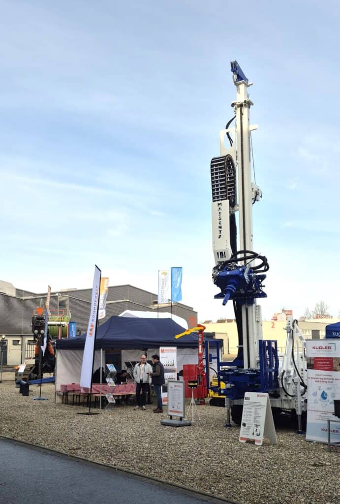Massenza drilling rigs stand GeoTHERM_Deutschland_2025