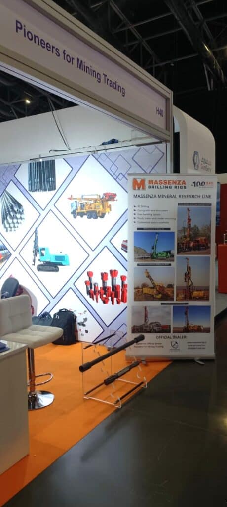 Massenza drilling rigs stand The Mining Show_Vereinigte Arabische Emirate_2024