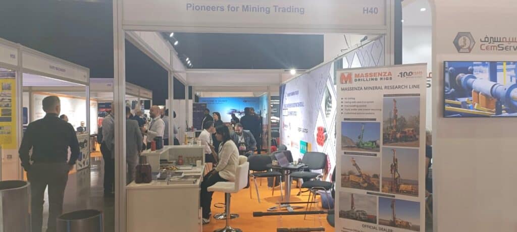 Massenza drilling rigs stand The Mining Show_Vereinigte Arabische Emirate_2024